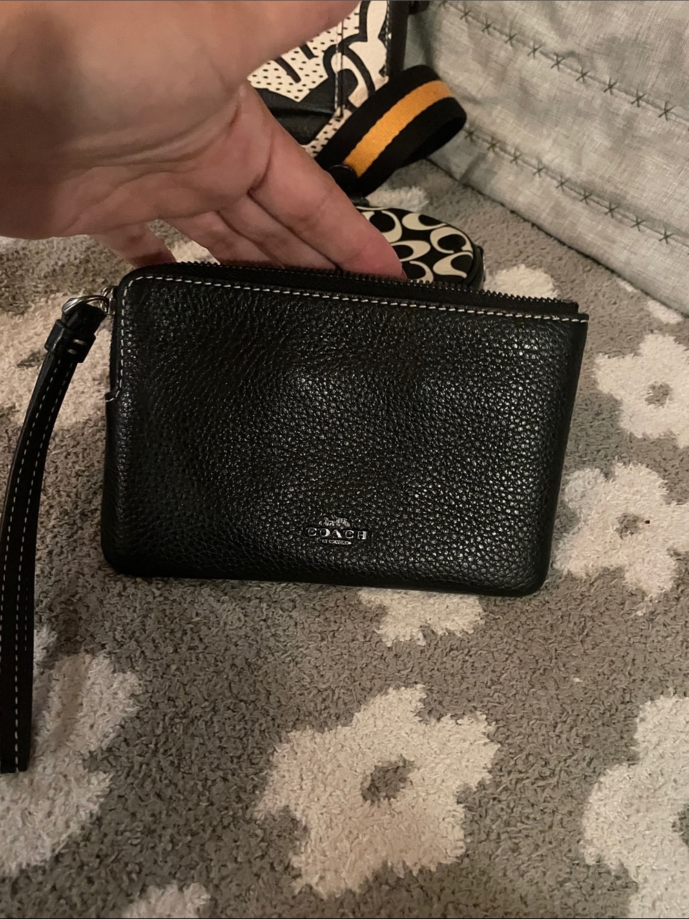 Coach Black and White Mickey Crossbody Trio - Picture 13 of 16